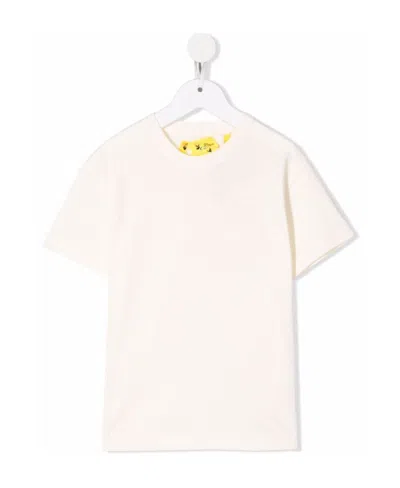 Off-white Logo Crew-neck T-shirt In White