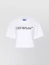 Off-white Logo Cropped T-shirt Crew Neck