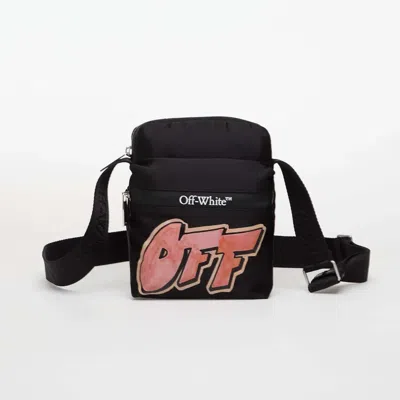 Off-white Logo-detail Cross-body Bag In Black