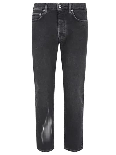 Off-white Logo-detail Jeans In Blue