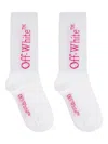 Off-white Logo-detail Socks In White