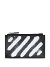 Off-white Logo-detail Wallet In Black