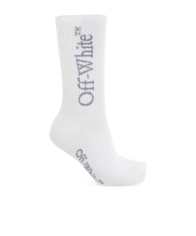 Off-white Logo Detailed Knitted Socks