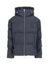 Off-white "down Jacket With Logo Patch In Black