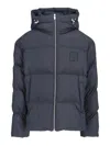 Off-white "down Jacket With Logo Patch In Black