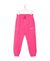 Off-white Logo-print Drawstring Tracksuit Bottoms In Pink