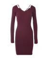 Off-white Logo Dress In Red
