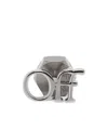 Off-white Logo Earring In Gray