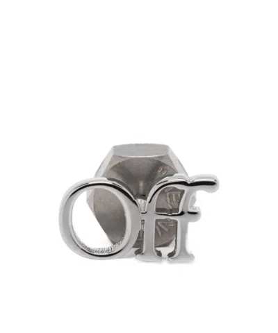 OFF-WHITE LOGO EARRING