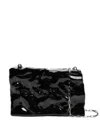 Off-white Logo-embossed Crossbody Bag In Black