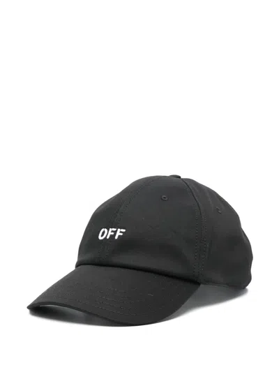 OFF-WHITE LOGO-EMBROIDERED BASEBALL CAP