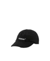 Off-white Logo-embroidered Baseball Cap In Black
