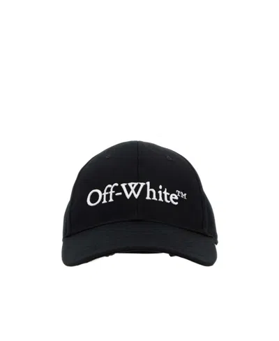 OFF-WHITE OFF-WHITE LOGO EMBROIDERED CURVED PEAK BASEBALL CAP