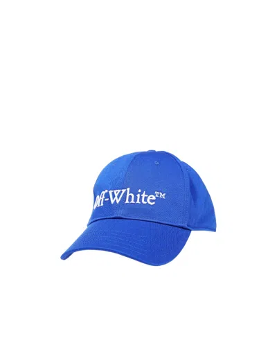 Off-white Logo-embroidered Baseball Cap In Blue