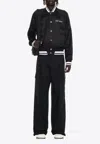 Off-white Script Cotgab Souvenir Jacket In Black