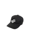 Off-white Logo Embroidered Cap In Black