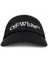 Off-white Logo-embroidered Baseball Cap In Black