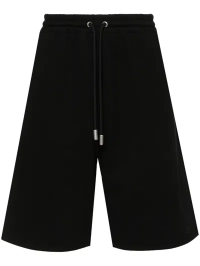 OFF-WHITE LOGO刺绣棉短裤