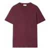 Off-white Ow Embroidered Cotton T-shirt In Purple