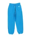 Off-white Logo-embroidered Cotton Track Pants In Blue