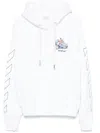 Off-white Fresco Arrow Skatehoodie In 白色