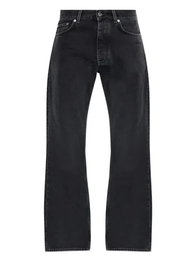 OFF-WHITE LOGO刺绣牛仔裤