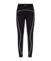 Off-white Logo-embroidered Seamless Performance Leggings In Black