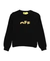 Off-white Kids Type Logo Jumper In Black