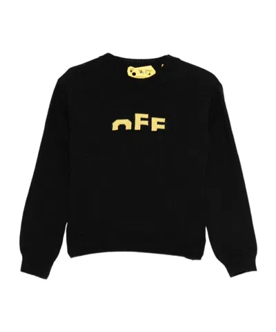 OFF-WHITE OFF-WHITE KIDS CREWNECK LONG-SLEEVED JUMPER