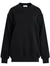 Off-white Small Arrow Bow Twist Sweatshirt In Black