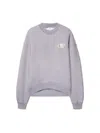 Off-white Logo-embroidered Sweatshirt In Gray