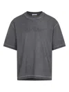 Off-white Skateboard Inspired Short Sleeve T-shirt In Gray