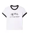 Off-white Signature Logo Crewneck T-shirt In White
