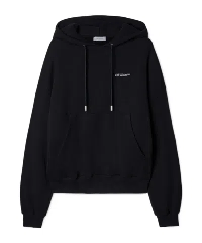 Off-white Off White Off White Knitted Hoodie In Black