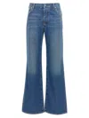 Off-white Logo Embroidered Denim Trousers