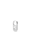 Off-white Logo-engraved Earring In Metallic