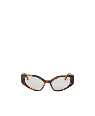 Off-white Logo Flat Mirror In White
