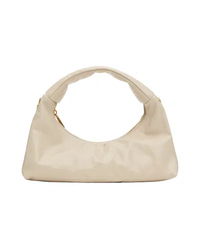 Off-white Logo Handbag In Nude
