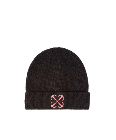 Off-white Logo Hat In Black
