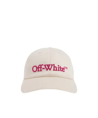 Off-white Logo Hat In White
