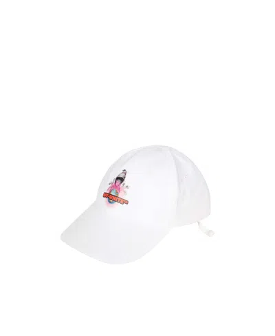 Off-white Logo Hat In White