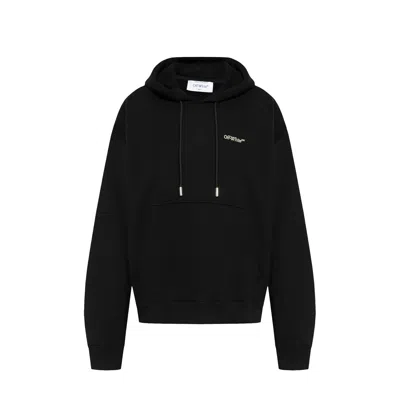 Off-white Off White Off White Knitted Hoodie In Black