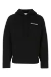 Off-white Blackwhite Windy Arrow Skate Hoodie In Black