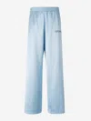 Off-white Off In Light Blue Embroidered Logo On The Front
