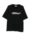 Off-white Arrow Skate Short Sleeve T-shirt In Black