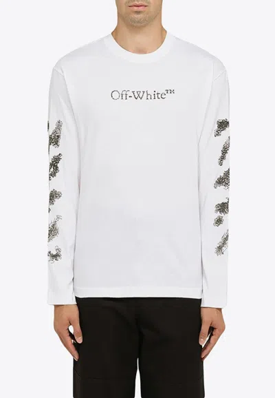 OFF-WHITE LOGO LONG-SLEEVED T-SHIRT