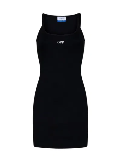 Off-white Logo Midi Dress - Black