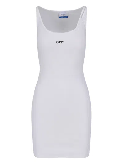 OFF-WHITE LOGO MIDI DRESS
