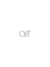 Off-white Logo Mono Earring In Silver