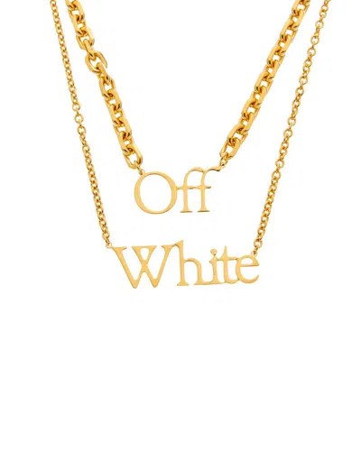 Off-white ™ Logo Necklace